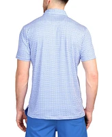Tailorbyrd Men's Roll the Dice Printed Performance Polo