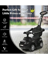 3 1 Ride on Push Car Toddler Stroller Sliding with Music