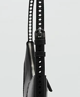 Mango Women's Die-Cut Shoulder Bag