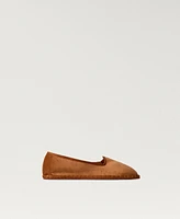 Mango Women's Velour Slippers