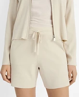 Mango Women's Ribbed Knitted Shorts