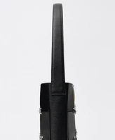 Mango Women's Combined Patchwork Leather Bag