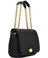 Donna Karan New York Crepe Small Shoulder Bag
