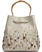 Donna Karan New York Lawrence Beaded Laser-cut Bucket Bag