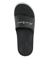 Karl Lagerfeld Paris Men's Signature Logo Print Slides