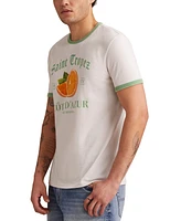 Lucky Brand Men's Saint Tropez Short Sleeve Crewneck Graphic T-Shirt