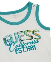 Guess Baby Boys 2-Piece Tank Top and Shorts Set