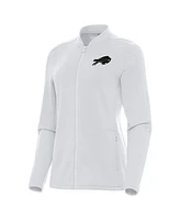 Antigua Women's White Buffalo Bills Continual Full-Zip Jacket