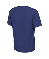 Nike Men's and Women's Rush Blue New York Knicks 2025 Nba Playoffs On-Court Mantra T-Shirt
