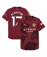 Puma Men's Kevin De Bruyne Burgundy Manchester City 2024/25 Third Authentic Player Jersey