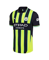 Puma Men's Erling Haaland Navy Manchester City 2024/25 Away Authentic Player Jersey