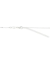 Disney Mickey Mouse Cubic Zirconia Baseball Pendant Necklace