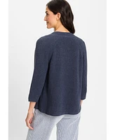 Olsen Women's Open Front Cardigan