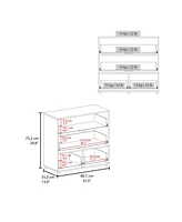 Goshen Dresser, 4 Drawers, 4 Legs, White