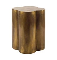 Modern Brass End Table – Sleek Metallic Accent Piece