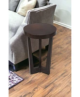 Contemporary Three-Leg Round End Table for Stylish Accent