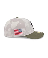 New Era Men's Light Beige/Olive Philadelphia Phillies 2025 Armed Forces Day Low Profile 59FIFTY Fitted Hat
