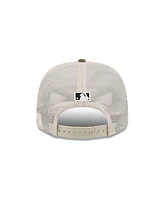 New Era Men's Light Beige/Olive Atlanta Braves 2025 Armed Forces Day 9SEVENTY Adjustable Hat