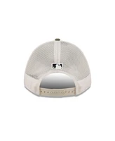 New Era Men's Light Beige/Olive Milwaukee Brewers 2025 Armed Forces Day 9FORTY M-Crown A-Frame Adjustable Hat