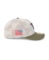 New Era Men's Light Beige/Olive Tampa Bay Rays 2025 Armed Forces Day 59FIFTY Fitted Hat