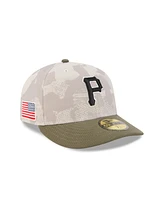 New Era Men's Light Beige/Olive Pittsburgh Pirates 2025 Armed Forces Day 59FIFTY Fitted Hat