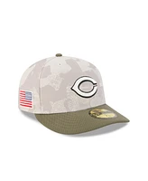 New Era Men's Light Beige/Olive Cincinnati Reds 2025 Armed Forces Day 59FIFTY Fitted Hat