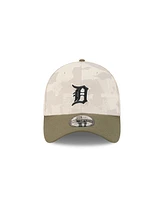 New Era Men's Light Beige/Olive Detroit Tigers 2025 Armed Forces Day 39THIRTY Flex Hat
