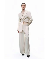 Nocturne Women's Asymmetric Placket Detail Pants
