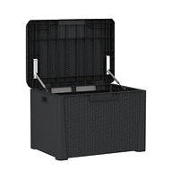 Patio Storage Box Anthracite 33 gal Pp