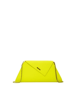 Susu Yellow Purse Leather Clutch Bag Unique Evening Purse Women's Handbag
