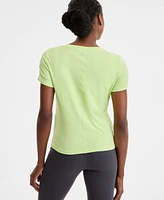 Id Ideology Women's Twist-Front Performance T-Shirt