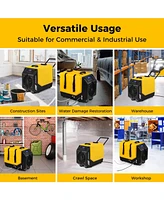 190 Ppd Commercial Dehumidifier with Pump and 2 Wheels