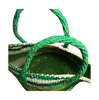 Hand Woven Sisal Market Bag with Strap Handles