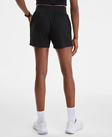 Id Ideology Women's High-Rise Relaxed Shorts, Exclusively at Macy's