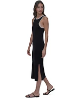 Dkny Jeans Women's Colorblocked Racerback Midi Dress - BOO