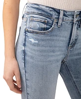 Silver Jeans Co. Women's Suki Mid Rise Curvy Fit Skinny