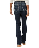 Silver Jeans Co. Women's Elyse Mid Rise Comfort Fit Slim Bootcut