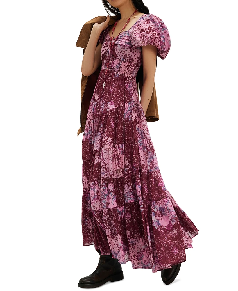 Free People Women's Floral Sundrenched Maxi Dress