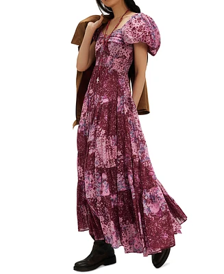 Free People Women's Floral Sundrenched Maxi Dress