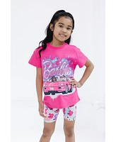 Barbie Toddler Girls T-Shirt and Bike Shorts Outfit Set