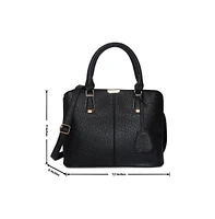 Women's Elevated Essential Black Handbag