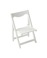 Foldable Small Table and Chair Set with 2 Chairs and Rectangular Table