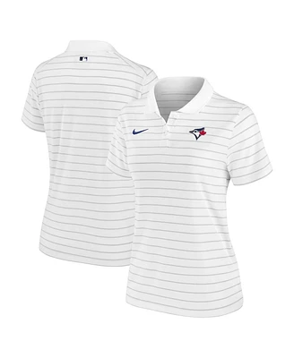 Nike Women's White Toronto Blue Jays Authentic Collection Victory Performance Polo Shirt