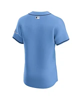Nike Men's Light Blue Tampa Bay Rays Alternate Vapor Premier Elite Patch Jersey