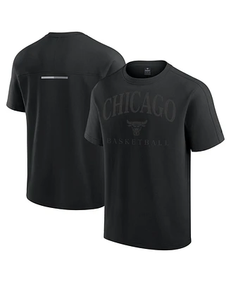 Fanatics Men's Black Chicago Bulls Flex Tri-Blend T-Shirt