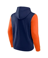 Fanatics Men's Navy Houston Astros Outline Fleece Pullover Hoodie