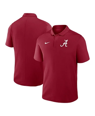 Nike Men's Crimson Alabama Tide Primetime Victory Primary Logo Performance Polo Shirt