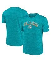 Nike Men's Aqua Miami Dolphins Velocity Performance T-Shirt