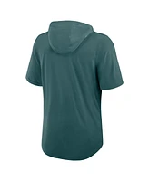 Nike Men's Midnight Green Philadelphia Eagles Lockup Tri-Blend Hoodie T-Shirt