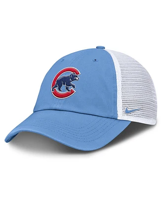 Nike Men's Light Blue/White Chicago Cubs Club Trucker Adjustable Hat